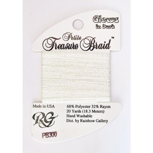 Rainbow Gallery Petit Treasure Braid - White Glow in the dark