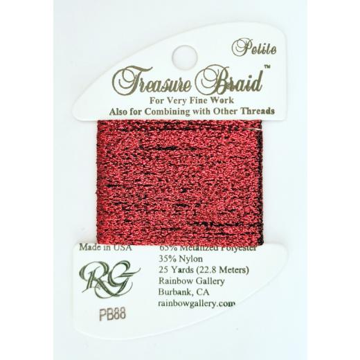 Rainbow Gallery Petit Treasure Braid - Madeira Red