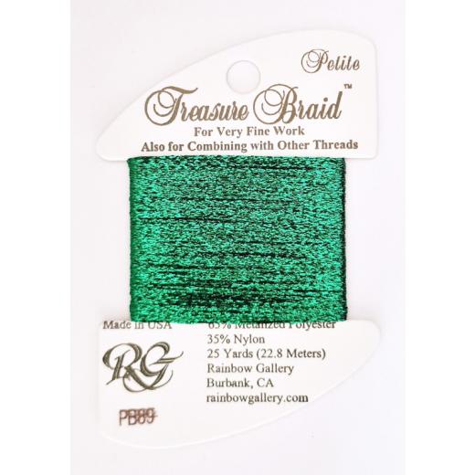 Rainbow Gallery Petit Treasure Braid - Racing Green