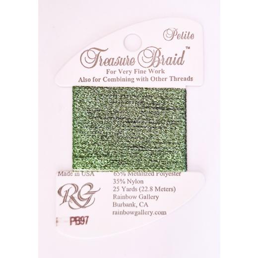 Rainbow Gallery Petit Treasure Braid - Moss Green