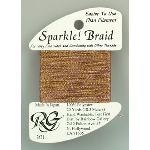 Rainbow Gallery Sparkle! Braid - Golden Violet