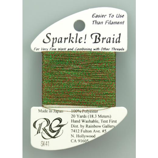 Rainbow Gallery Sparkle! Braid - Christmas