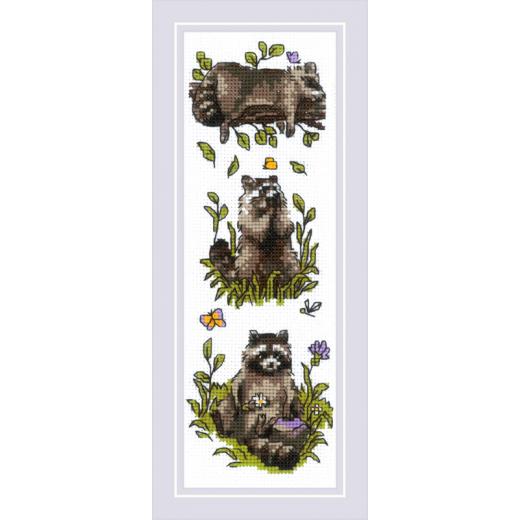 Riolis Stickpackung - Three Raccoons