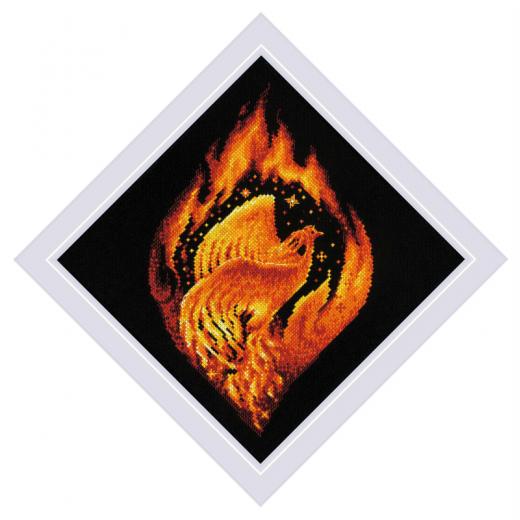 Riolis Stickpackung - Flaming Phoenix