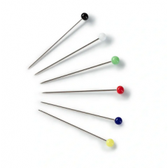 Stecknadeln Glaskopf bunt - Prym
