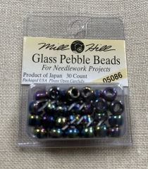 Mill Hill Pebble Beads - 05086 Midnight Rainbow Ø 5,5 mm