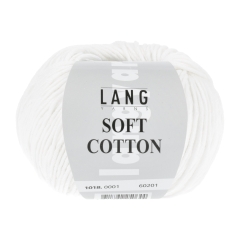 Lang Yarns Soft Cotton - weiß (0001)