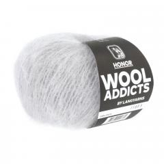 Wooladdicts Honor Lang Yarns - Light Grey Melange