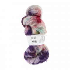 Muse Lang Yarns - violett-türkis-bordeaux