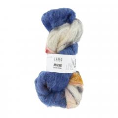 Muse Lang Yarns - blau bedruckt