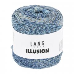 Illusion Lang Yarns - blau-grau-beige (0006)