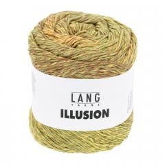 Illusion Lang Yarns - olive-gelb-braun-orange (0007)