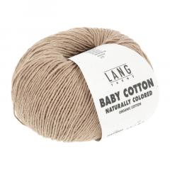 Baby Cotton Naturally Colored Lang Yarns - dark brown (0003)