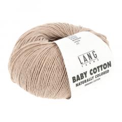 Baby Cotton Naturally Colored Lang Yarns - pale brown