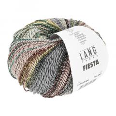 Fiesta Lang Yarns - gelb-kupfer-grau-aqua (0006)