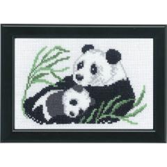 Permin Stickpackung - Panda mit Jungtier