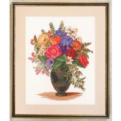 Eva Rosenstand Stickpackung - Vase mit Blumen