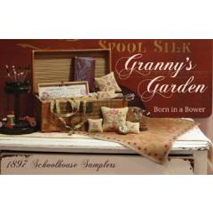 1897 Schoolhouse Samplers - Grannys Garden - Born In A Bower