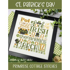 Stickvorlage Primrose Cottage Stitches - St. Patrick's Day