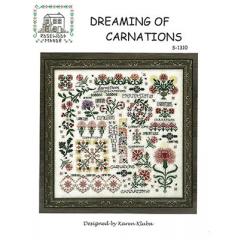 Stickvorlage Rosewood Manor Designs - Dreaming Of Carnations