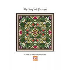 Stickvorlage CM Designs - Planting Wildflowers
