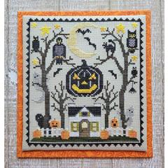 Stickvorlage Waxing Moon Designs - Little House In The Haunted Woods