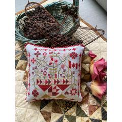 Stickvorlage Pansy Patch Quilts & Stitchery - Betsys Patriotic Basket - Canada Day