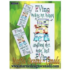 Stickvorlage MarNic Designs - Rving Makes Me Happy