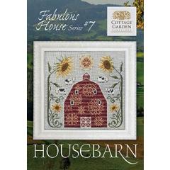Stickvorlage Cottage Garden Samplings - Fabulous House Series 7 - Housebarn