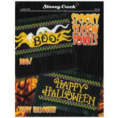 Stickvorlage Stoney Creek Collection - Spooky Season Towels
