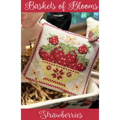 Stickvorlage Anabellas - Baskets Of Blooms Strawberries