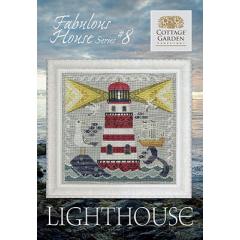 Stickvorlage Cottage Garden Samplings - Fabulous House Series 8 - Lighthouse