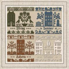 Stickvorlage Little House Needleworks - Monochromatic Seasons