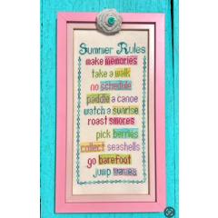 Stickvorlage Pickle Barrel Designs - Summer Rules