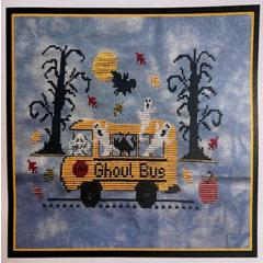 Stickvorlage Pickle Barrel Designs - Ghoul Bus