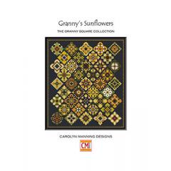 Stickvorlage CM Designs - Grannys Sunflowers