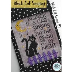 Stickvorlage Lindy Stitches - Black Cat Singing - Black Cat Season 2