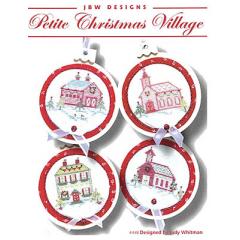 Stickvorlage JBW Designs - Petite Christmas Village