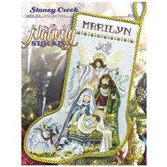 Stickvorlage Stoney Creek Collection - Nativity Stocking