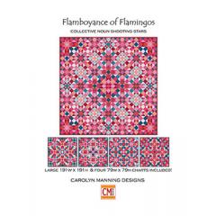 Stickvorlage CM Designs - Flamboyance Of Flamingos