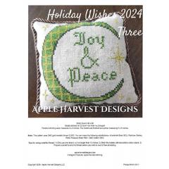 Stickvorlage Apple Harvest Designs - Holiday Wishes 2024 Three