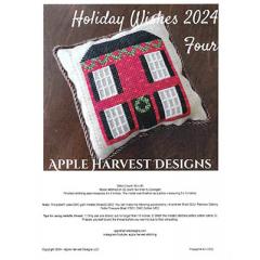 Stickvorlage Apple Harvest Designs - Holiday Wishes 2024 Four