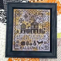 Stickvorlage Blueberry Ridge Designs - Sampler Holidays Halloween