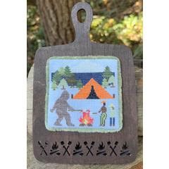 Stickvorlage SamBrie Stitches Designs - Camping Bigfoot