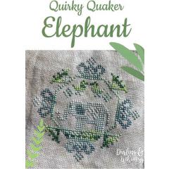 Stickvorlage Darling & Whimsy Designs - Quirky Quaker Elephant