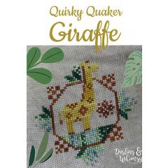 Stickvorlage Darling & Whimsy Designs - Quirky Quaker Giraffe