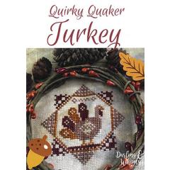 Stickvorlage Darling & Whimsy Designs - Quirky Quaker Turkey