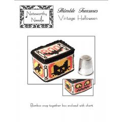 Stickvorlage Noteworthy Needle - Vintage Halloween Box