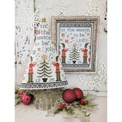 Stickvorlage Hello From Liz Mathews - Eleventh Day Of Christmas Sampler And Tree