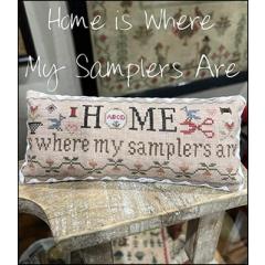 Stickvorlage The Scarlett House - Home Is Where My Sampler Are